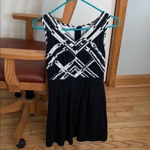 Black and white dress